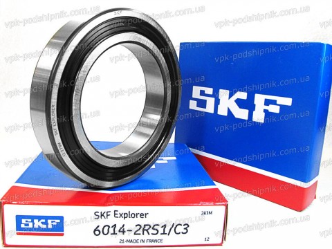Фото1 Deep groove ball bearing SKF 6014 2RS C3
