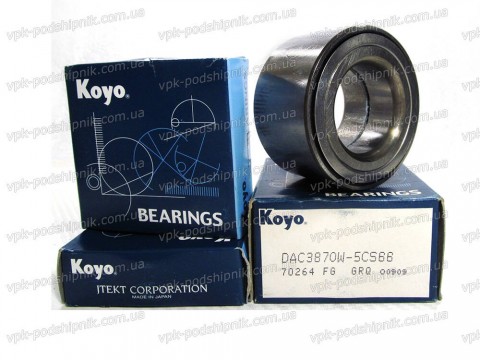 Фото1 Automotive wheel bearing Koyo DAC3870W-5CS66