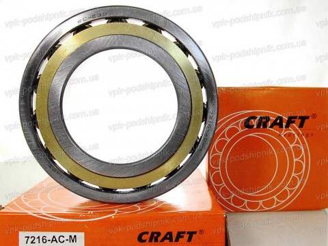 Фото1 Angular contact ball bearing CRAFT 7216ACM