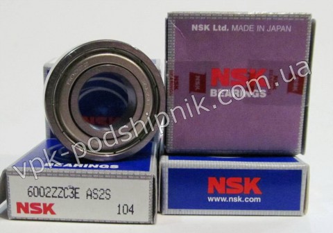 Фото1 Deep groove ball bearing NSK 6002 ZZC3E