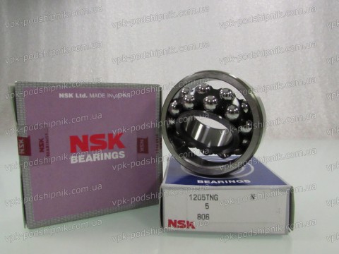 Фото1 Шариковый двухрядный сферический 1205 TNG NSK