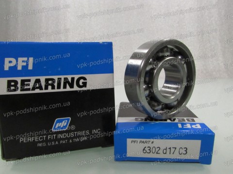 Фото1 Automotive ball bearing PFI 17x42x13 6302 d17 C3