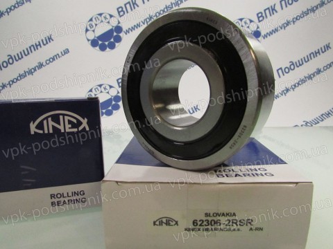 Фото1 Deep groove ball bearing KINEX 62306-2RSR