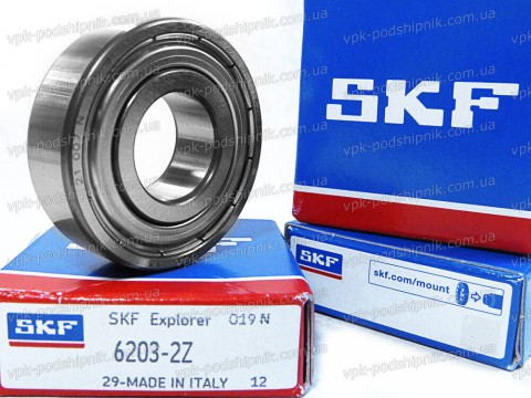 Фото1 Deep groove ball bearing SKF 6203-2Z