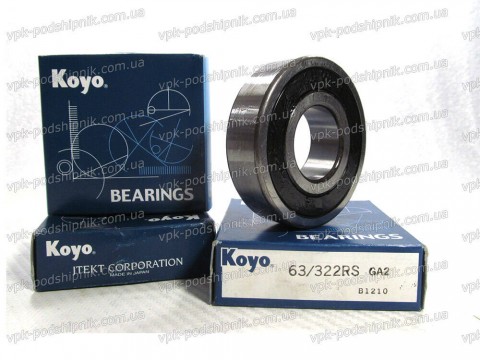 Фото1 Automotive ball bearing KOYO 63/32 2RS