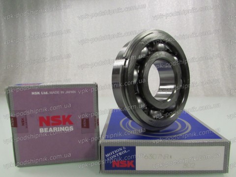 Фото1 Deep groove ball bearing NSK 6307 NR