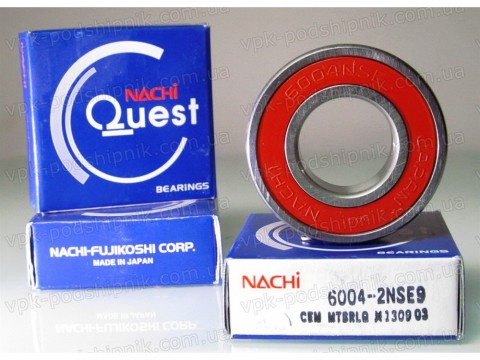 Фото1 Deep groove ball bearing NACHI 6004 2NSE9