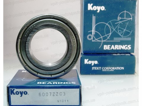 Фото1 Deep groove ball bearing KOYO 6007 ZZC3