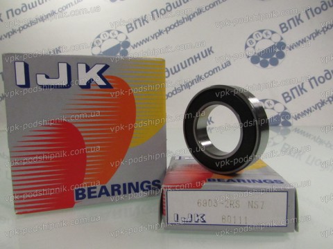 Фото1 Deep groove ball bearing IJK 17x30x7 6903-2RS