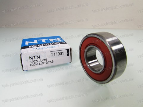 Фото1 Automotive ball bearing 6202-16LLU NTN