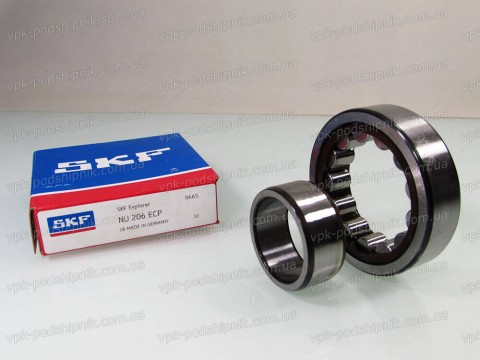 Фото1 Cylindrical roller bearing SKF NU206 ECP