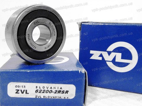 Фото1 Deep groove ball bearing ZVL 62200 RSR