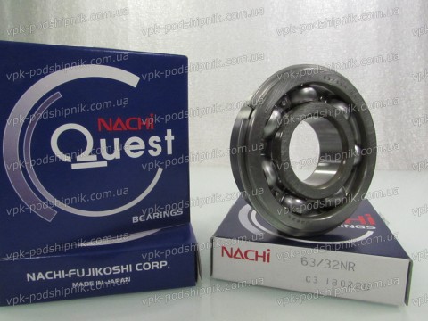 Фото1 Automotive ball bearing NACHI 63/32NRC3