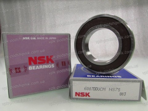 Фото1 Deep groove ball bearing NSK 6007 DDU