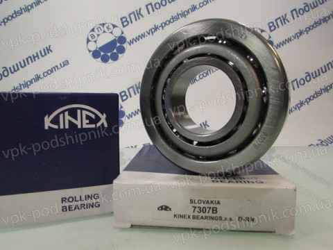 Фото1 Angular contact ball bearing KINEX 7307B single row angular contact ball