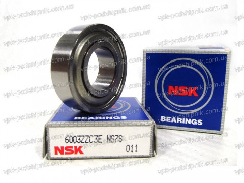 Фото1 Deep groove ball bearing NSK 6003 ZZC3