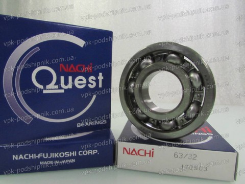 Фото1 Automotive ball bearing NACHI 63/32 32x75x20