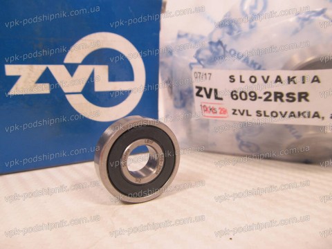 Фото1 Deep groove ball bearing ZVL 609 RSR
