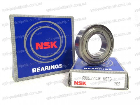 Фото1 Deep groove ball bearing NSK 6005 ZZC3E
