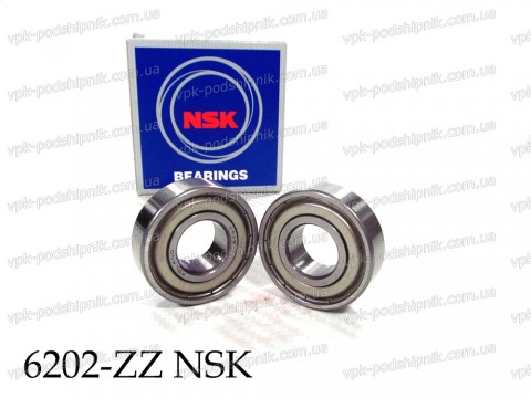 Фото1 Deep groove ball bearing NSK 6202 ZZCM