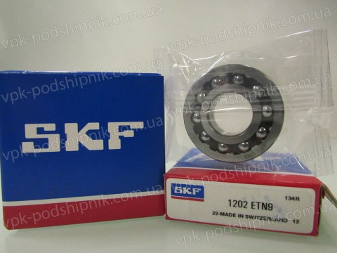 Фото1 Self-aligning ball bearing SKF 1202 ETN9