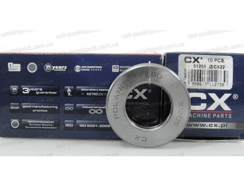Фото1 Thrust ball bearing CX 51205