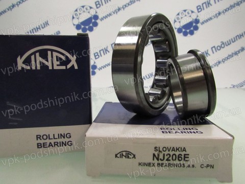 Фото1 Cylindrical roller bearing KINEX NJ 206 E