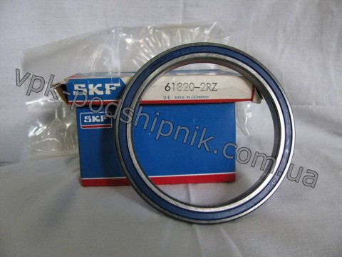 Фото1 Deep groove ball bearing SKF 61820 2RZ