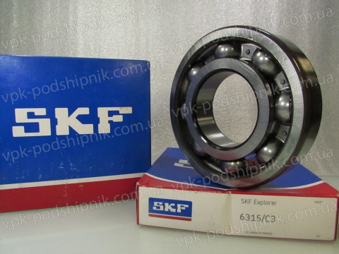 Фото1 Deep groove ball bearing SKF 6315 С3