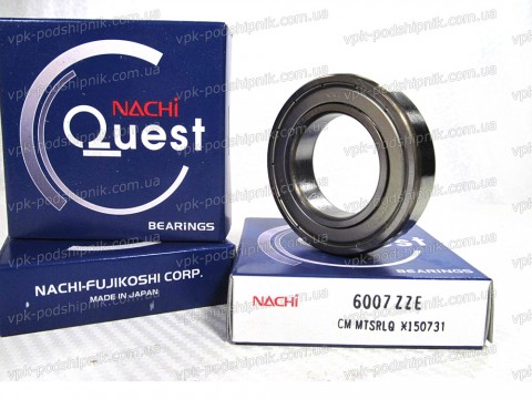 Фото1 Deep groove ball bearing NACHI 6007 ZZE