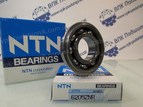 Фото1 Deep groove ball bearing NTN 6205 ZNR