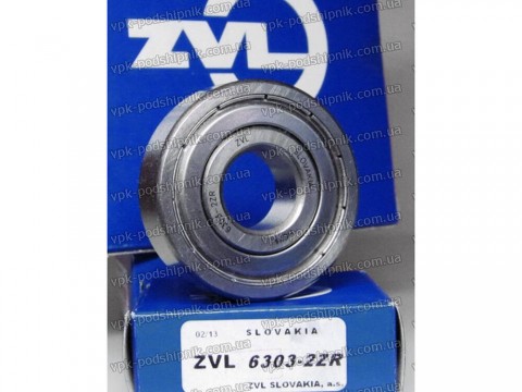 Фото1 Deep groove ball bearing ZVL 6303 ZR