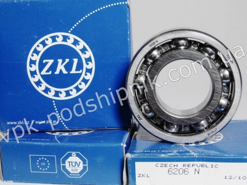 Фото1 Deep groove ball bearing ZKL 6206N