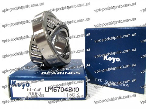 Фото1 Tapered roller KOYO LM67048/LM67010