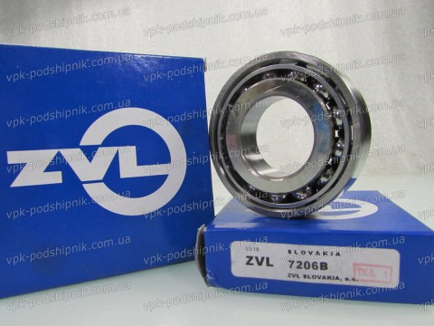 Фото1 Angular contact ball bearing ZVL 7206B