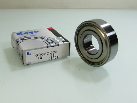 Фото1 Deep groove ball bearing KOYO 6203 ZZC3 FG