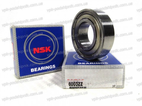 Фото1 Deep groove ball bearing NSK 6003 ZZ