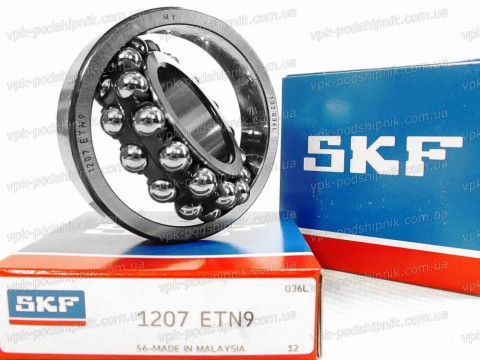Фото1 Self-aligning ball bearing SKF 1207 ETN9