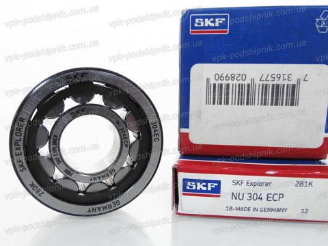 Фото1 Cylindrical roller bearing SKF NU304 ECP