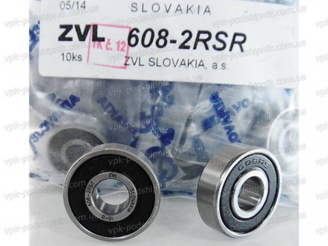 Фото1 Deep groove ball bearing ZVL 608 RSR