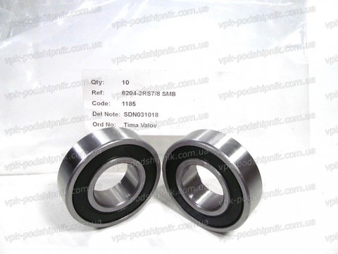 Фото1 Automotive ball bearing 6204-2RS-7/8