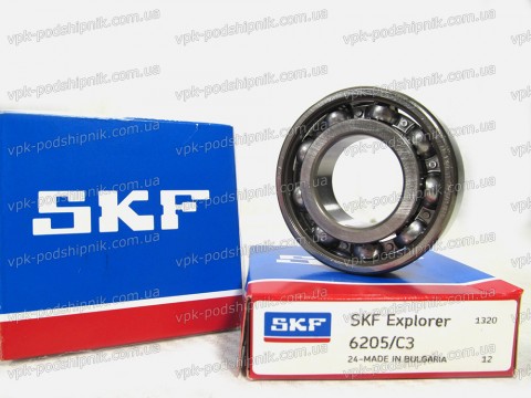 Фото1 Deep groove ball bearing SKF 6205/C3