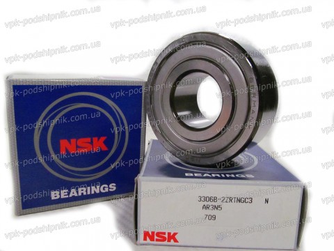 Фото1 Angular contact ball bearing NSK 3306 B 2ZRTNG C3 NSK