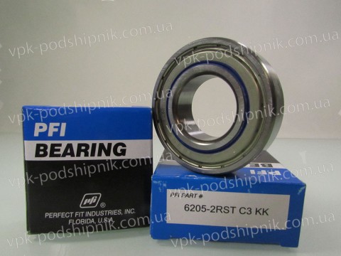 Фото1 Deep groove ball bearing 6205-2RST C3 KK hybrid 3-lip special dust-resistant seal analogues
