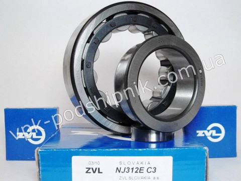 Фото1 Cylindrical roller bearing ZVL NJ312E/C3
