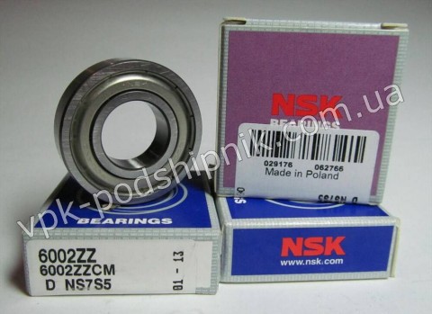 Фото1 Deep groove ball bearing NSK 6002 ZZCM
