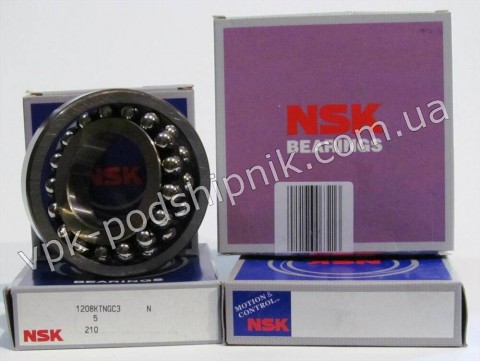 Фото1 Self-aligning ball bearing NSK 1208KTNGC3