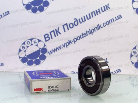 Фото1 Deep groove ball bearing NSK 6304 DDU C3E