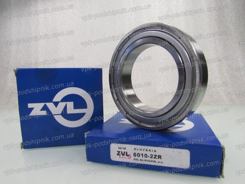 Фото1 Deep groove ball bearing ZVL 6010 2ZR