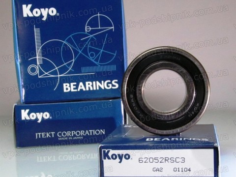 Фото1 Deep groove ball bearing KOYO 6205 2RSC3